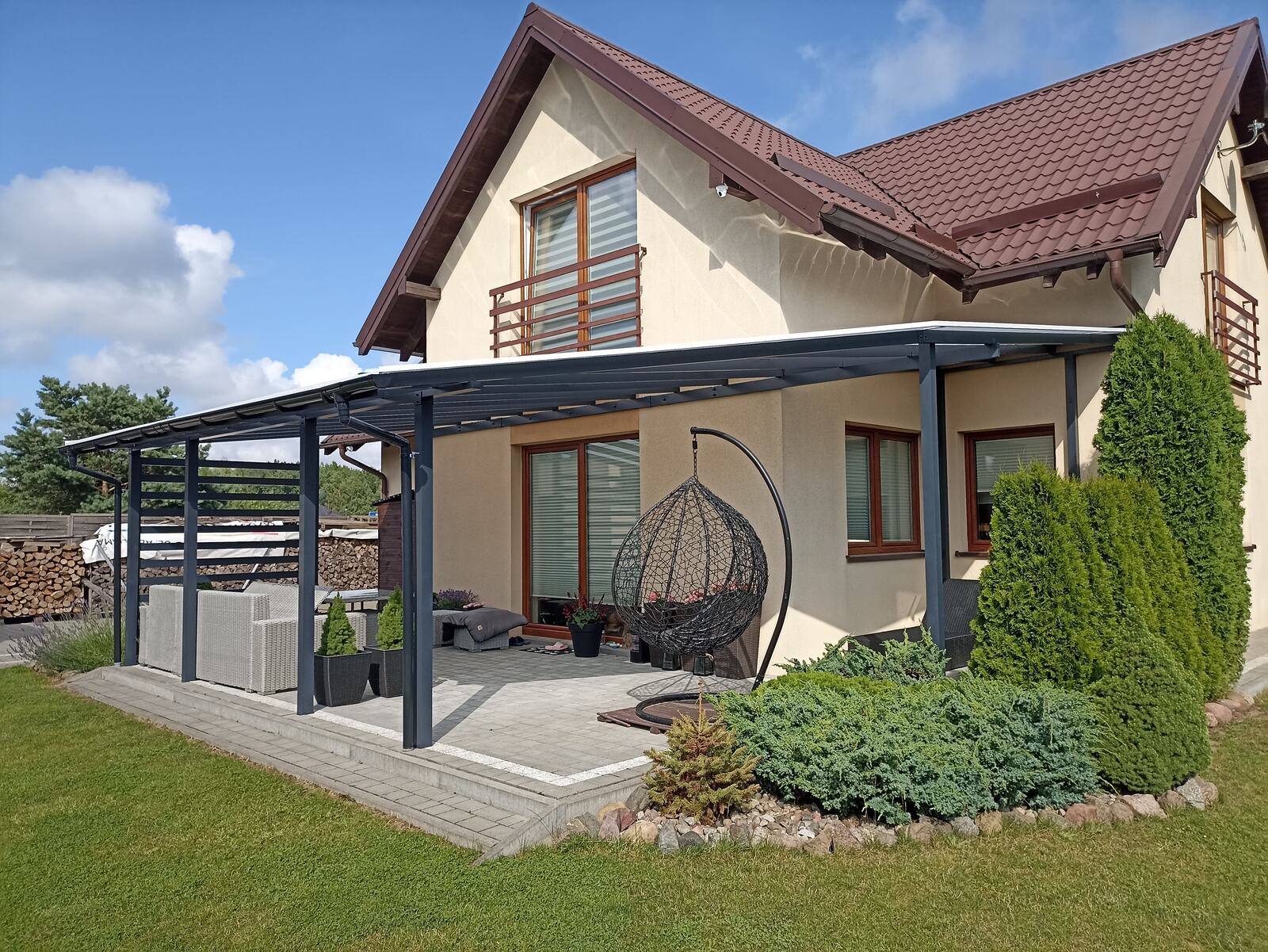 Pergola tarasowa – realizacja Barierki24