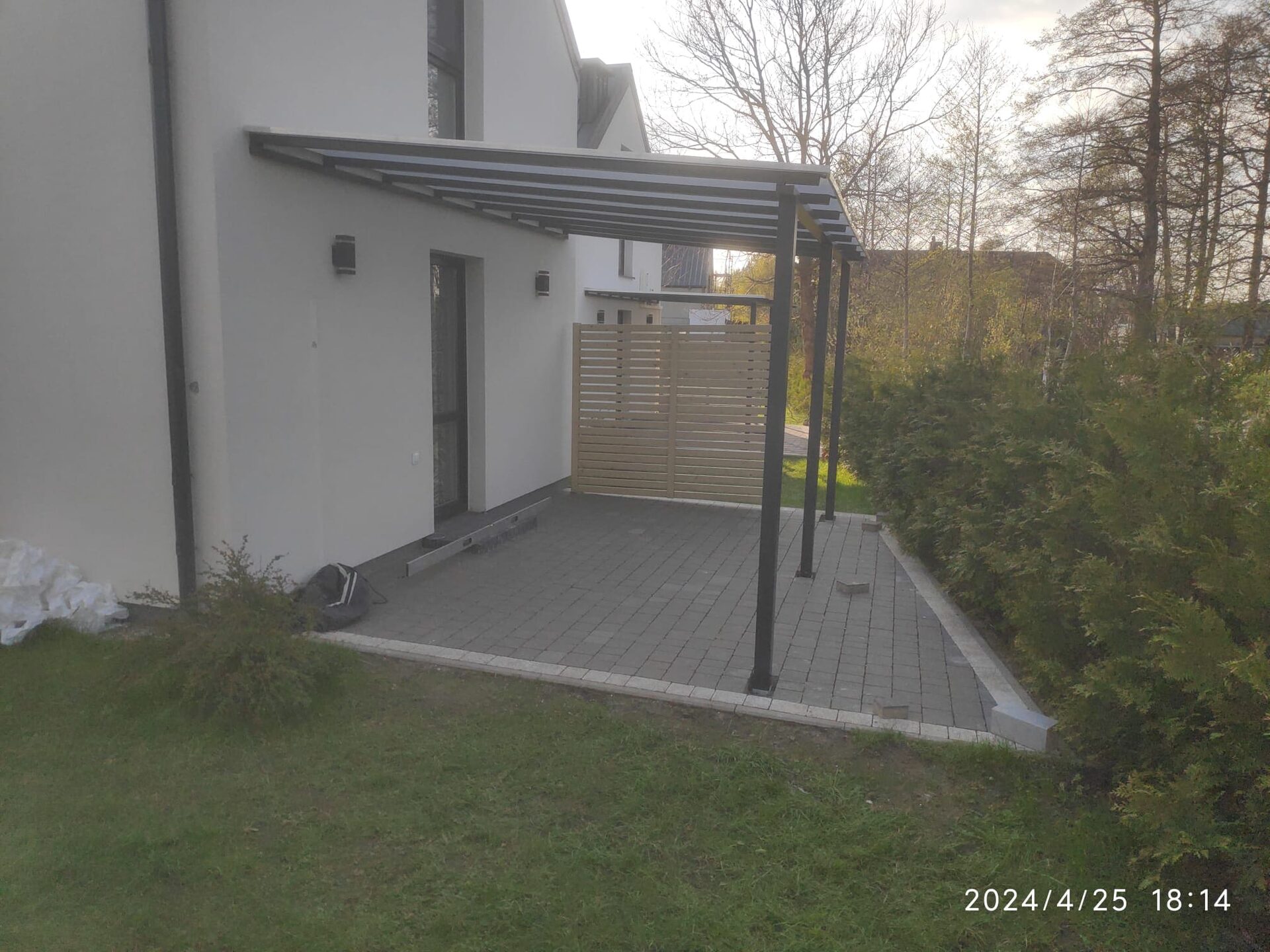 Pergola tarasowa – realizacja Barierki24