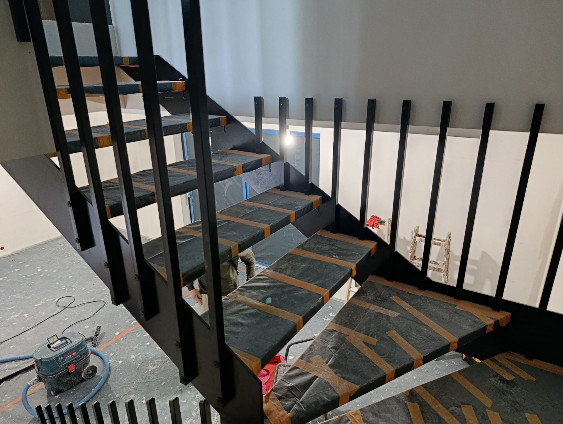 Schody stalowe – realizacja Barierki24