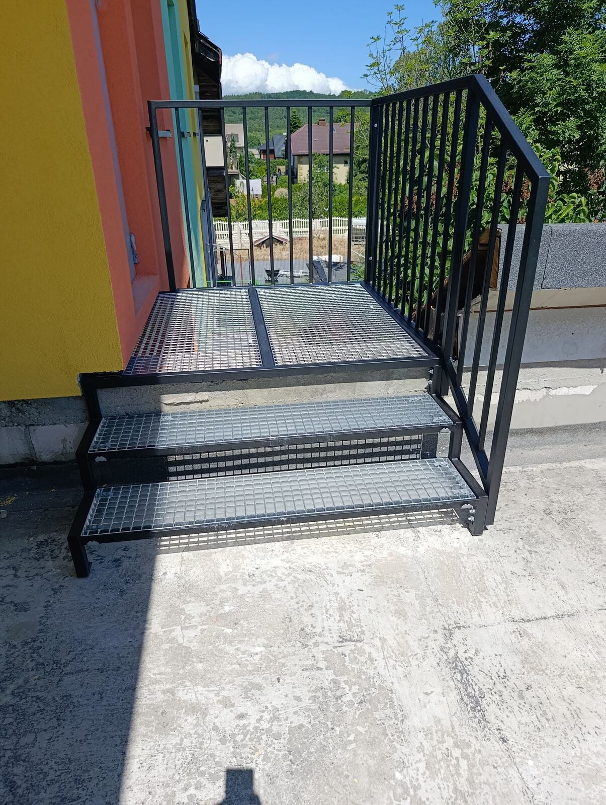 Schody stalowe – realizacja Barierki24