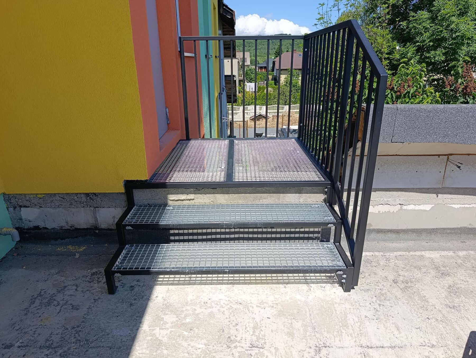 Schody stalowe – realizacja Barierki24